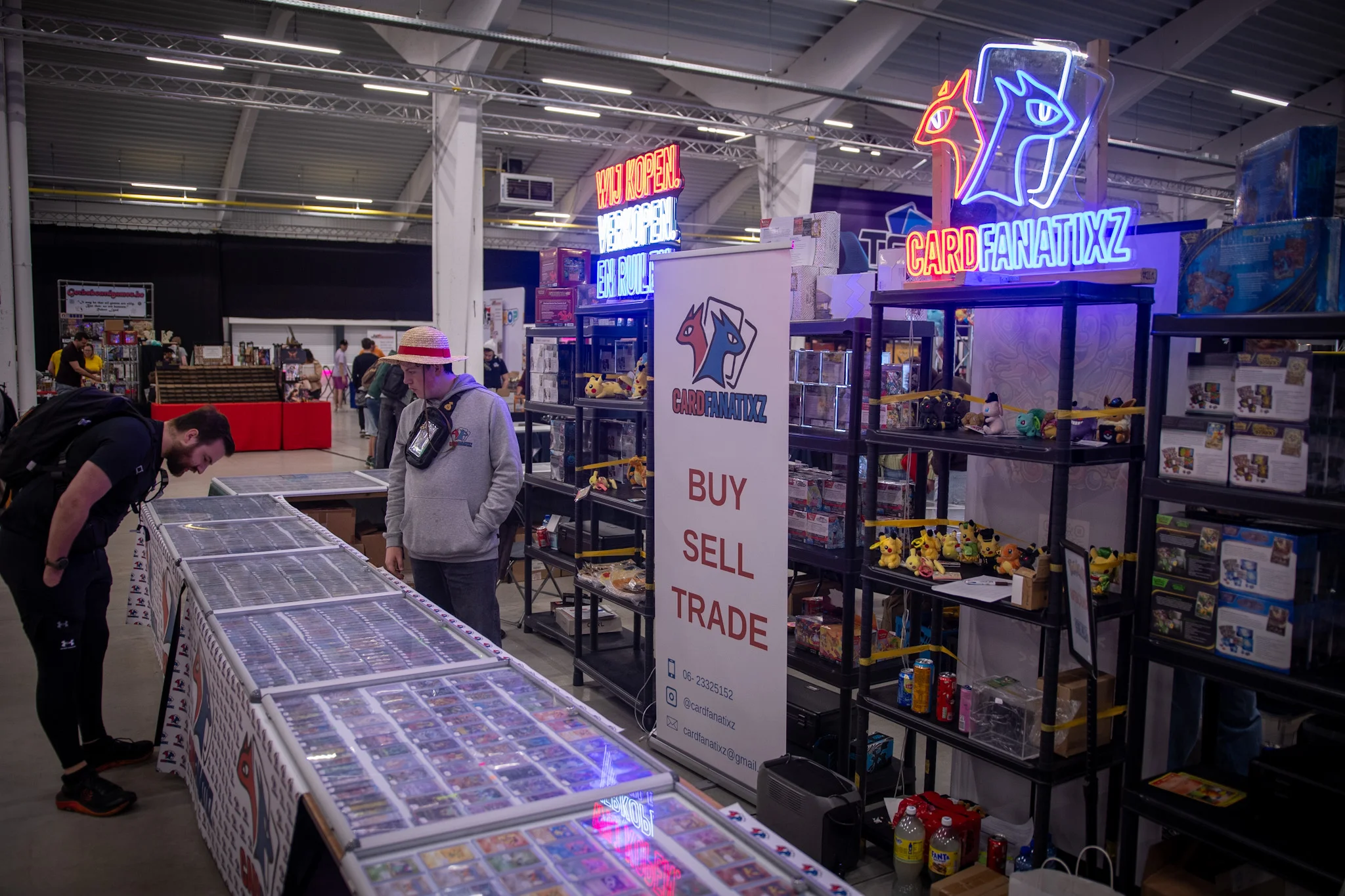 Fanova markt sfeer